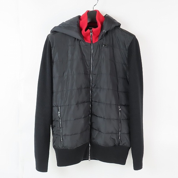 実際に弊社で買取させて頂いたhugo boss/ヒューゴボス pulover Danzi 中綿切替 ニットジップパーカー 50442177/L