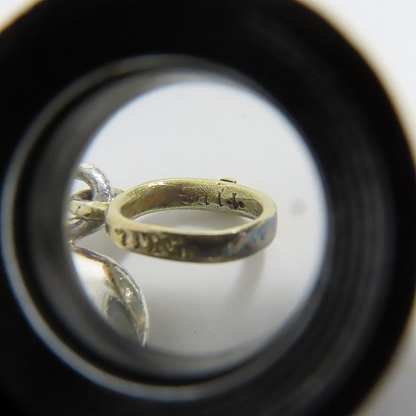 実際に弊社で買取させて頂いたLoree Rodkin/ローリーロドキン K18YG/イエローゴールド ×シルバー925 ハート/クロスペンダントトップの画像 7枚目