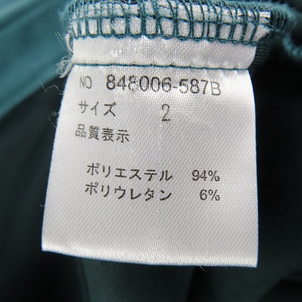 実際に弊社で買取させて頂いたNO ID./ノーアイディー  ダブルライダースジャケット 848006−587B   サイズ2の画像 3枚目