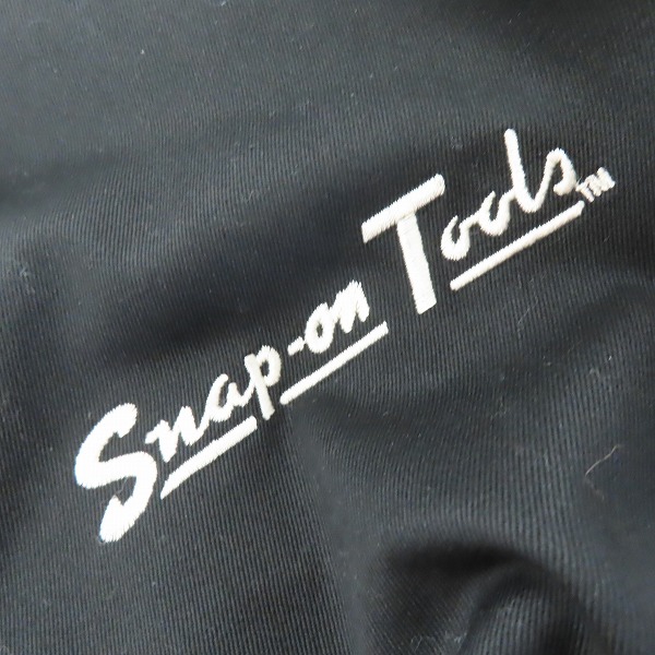 実際に弊社で買取させて頂いたSnap-on/スナップオン バックプリント/ビッグロゴ ジャケット ブラック/XXLの画像 5枚目