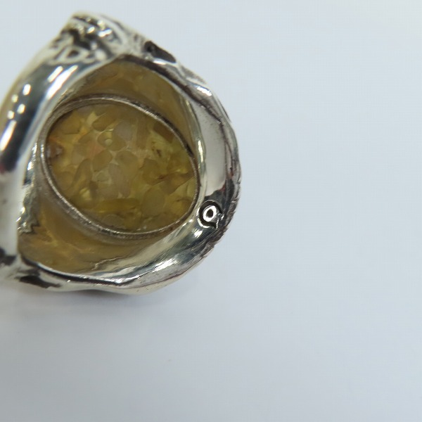 実際に弊社で買取させて頂いた【ギャラ付】ALEX STREETER/アレックスストリーター 2019年限定 オパールファイア エンジェルハートリングw/ソーンスター/19号の画像 6枚目