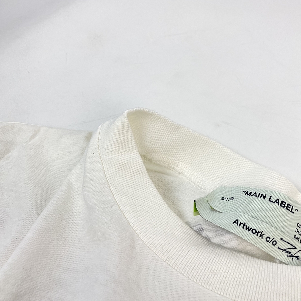 実際に弊社で買取させて頂いたOff-white/オフホワイト FUTURA ALIEN/フューチュラエイリアンTシャツ OMAA038S20185050 /XSの画像 9枚目