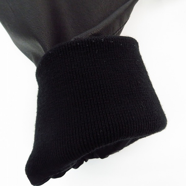 実際に弊社で買取させて頂いたBARNEYS NEW YORK/バーニーズニューヨーク フーディー ライダースジャケット /US42の画像 8枚目