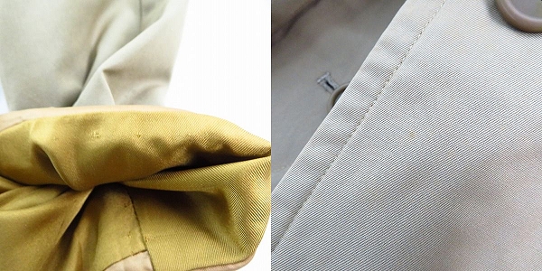 実際に弊社で買取させて頂いた【難あり】Burberrys /バーバリーズ トレンチコート 裏地ノバチェック FD082-039-41 Mの画像 8枚目