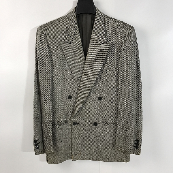 実際に弊社で買取させて頂いたGIORGIO ARMANI/ジョルジオアルマーニ シルク 2Bダブルジャケット/46