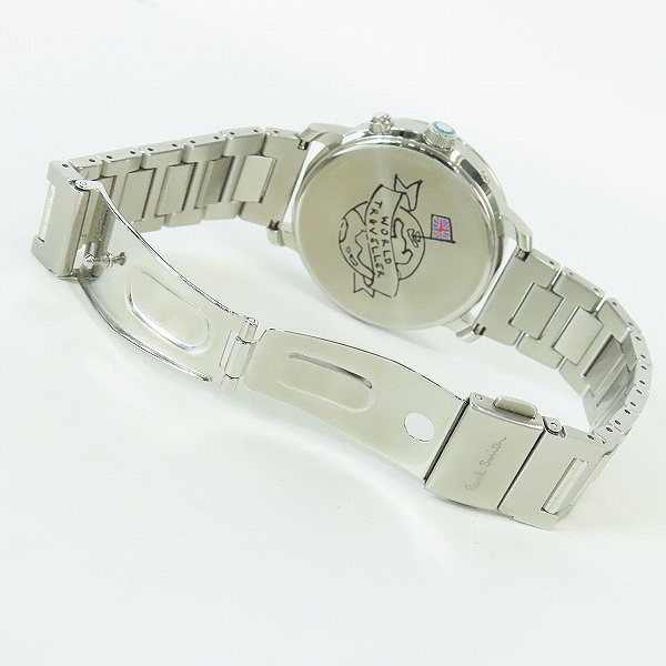 実際に弊社で買取させて頂いたPaul Smith/ポールスミス World Traveller 電波ソーラー H145-S123682の画像 3枚目
