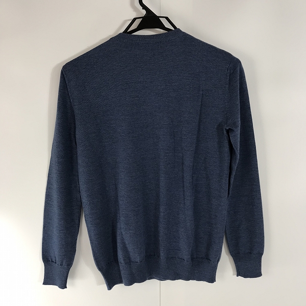 実際に弊社で買取させて頂いた【JPタグ】LOEWE/ロエベ ナンバリングロゴニット ドッキングデザイン クルーネックニット S3289020SM/XSの画像 1枚目