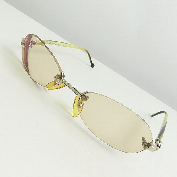 実際に弊社で買取させて頂いたALFRED DUNHILL/アルフレッド ダンヒル 度入り サングラス/アイウェア リムレスフレーム 