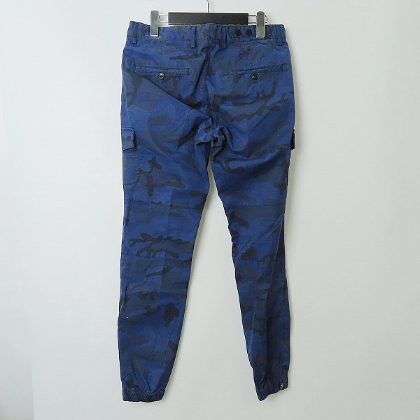 実際に弊社で買取させて頂いたHYDROGEN/ハイドロゲン 迷彩柄 裾ジップ カーゴロングパンツ 30の画像 1枚目