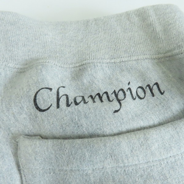 実際に弊社で買取させて頂いたChampion/チャンピオン WIND STOPPER スウェットパンツ グレー C8-G207/Mの画像 6枚目