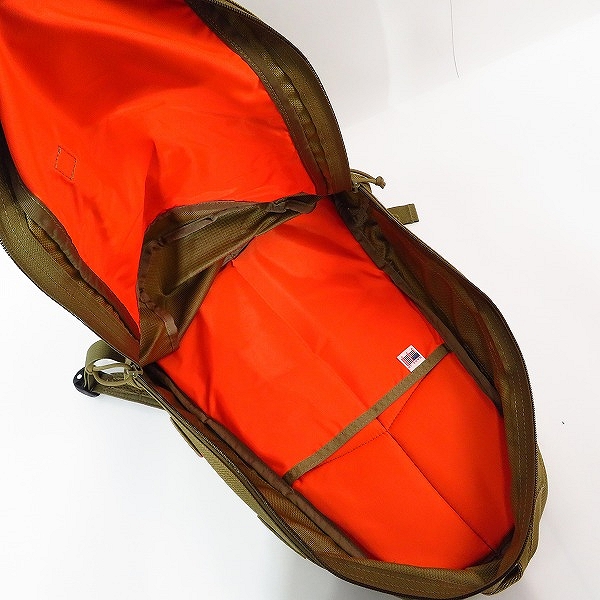 実際に弊社で買取させて頂いたBRIEFING/ブリーフィング FORCE S/フィースS バックパック/リュック カーキの画像 4枚目