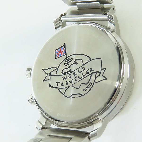 実際に弊社で買取させて頂いたPaul Smith/ポールスミス World Traveller 電波ソーラー H145-S123682の画像 4枚目