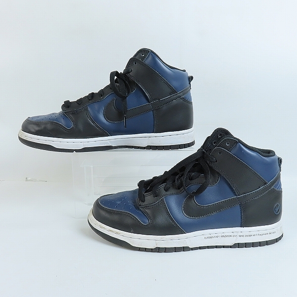 実際に弊社で買取させて頂いたNIKE×FRAGMENT DESIGN/ナイキ×フラグメントデザイン DUNK HI/F ダンクハイ ミッドナイトネイビー DJ0383-400 /26.5の画像 3枚目