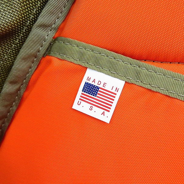 実際に弊社で買取させて頂いたBRIEFING/ブリーフィング FORCE S/フィースS バックパック/リュック カーキの画像 5枚目