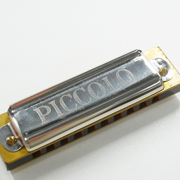 実際に弊社で買取させて頂いたM.HOHNER/ホーナー 214/20 C調子 PICCOLO ピッコロ 10ホール ハーモニカ ケース付きの画像 5枚目