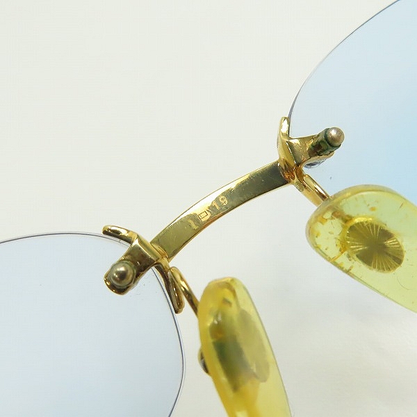 実際に弊社で買取させて頂いたALFRED DUNHILL/アルフレッド ダンヒル 度なし サングラス/アイウェア リムレスフレーム の画像 8枚目