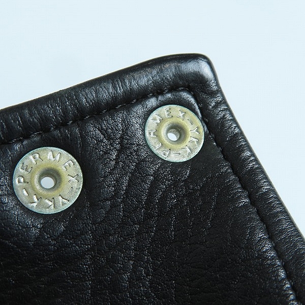 実際に弊社で買取させて頂いたBACKLASH the line/バックラッシュザライン イタリアンカーフ下地製品染めレザーシャツ T-003/L ハンガー付きの画像 7枚目