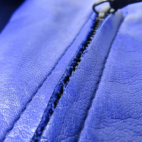 実際に弊社で買取させて頂いたNO ID. /ノーアイディ レザー ダブルライダースジャケット/1の画像 5枚目