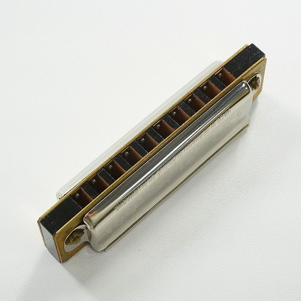 実際に弊社で買取させて頂いたM.HOHNER/ホーナー 214/20 C調子 PICCOLO ピッコロ 10ホール ハーモニカ ケース付きの画像 3枚目