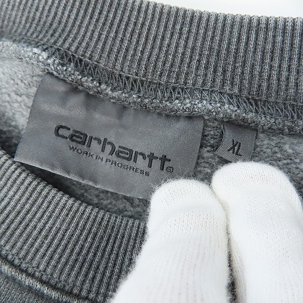 実際に弊社で買取させて頂いたCarhartt/カーハート VISTA SWEAT グレー系 I029522/XLの画像 2枚目