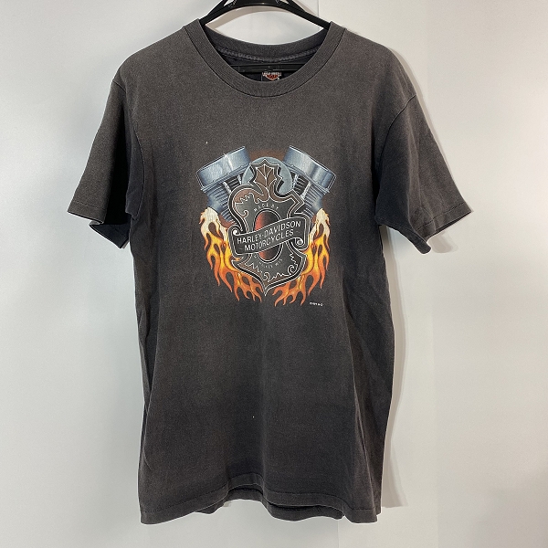 実際に弊社で買取させて頂いたHarley Davidson ハーレーダビッドソン エンジン プリント Tシャツ　M
