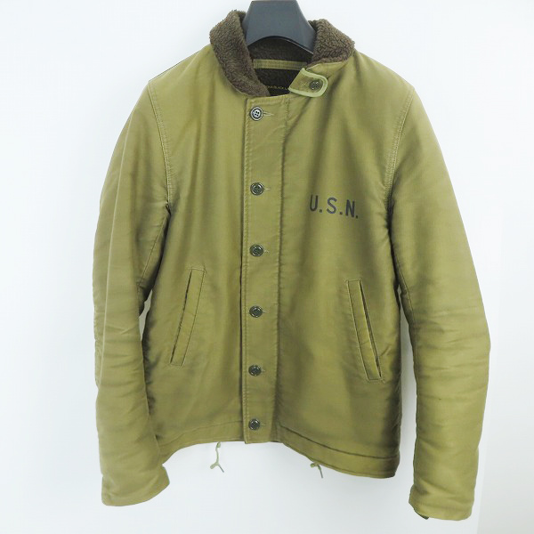 実際に弊社で買取させて頂いたMARKA BLACK LABEL/マーカブラックレーベル N-1 デッキジャケット/ミリタリージャケット/3