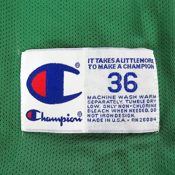 実際に弊社で買取させて頂いたCampion/チャンピオン NBA SONICS ソニックス  #13 GILL/ケンドールギル ゲームシャツ ユニフォーム 36の画像 2枚目