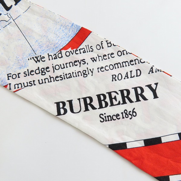 実際に弊社で買取させて頂いたBURBERRY/バーバリー モノグラム/地図 スカーフ/ストール/ミッツア/ツイリーの画像 1枚目