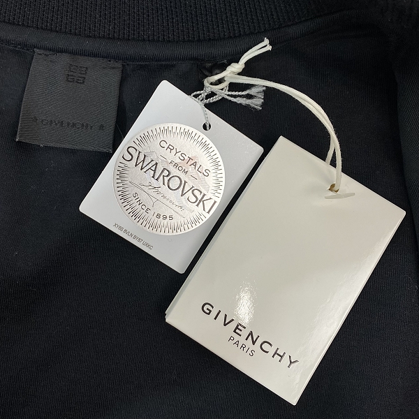 実際に弊社で買取させて頂いた【未使用】Givenchy Kids/ジバンシイ  キッズ ロゴ装飾ベルベット カーディガン  H15266の画像 2枚目