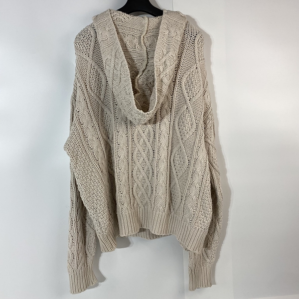 実際に弊社で買取させて頂いたGOODENOUGH/グッドイナフ フィッシャーマン ニット プルオーバーパーカー/Lの画像 1枚目