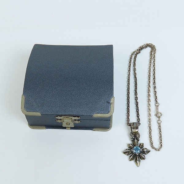 実際に弊社で買取させて頂いたBILL WALL LEATHER/BWL/ビルウォールレザー ミッドスターチャーム ペンダント w/ストーンの画像 8枚目