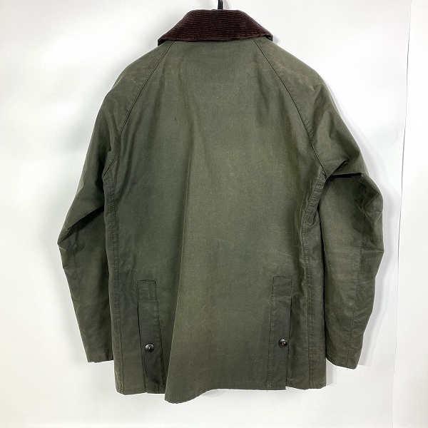 実際に弊社で買取させて頂いたBarbour/バブアー BEDALE SL ビデイルスリムフィット オイルド ジャケット 1602128/36の画像 1枚目