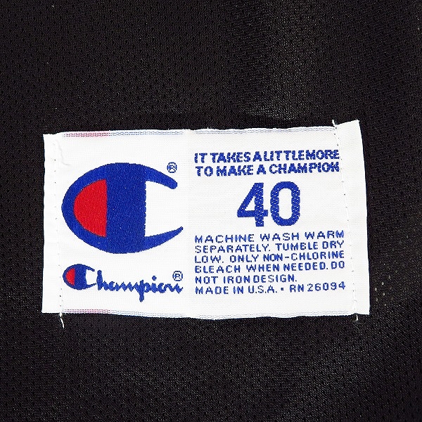 実際に弊社で買取させて頂いたCampion/チャンピオン NBA BULLS ブルズ #91 RODMAN/ロッドマン ゲームシャツ ユニフォーム 40の画像 2枚目