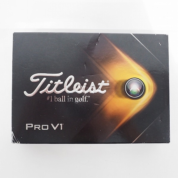 実際に弊社で買取させて頂いた【未使用】Titleist/タイトリスト PRO V1 ゴルフボール ホワイト 1ダースの画像 2枚目