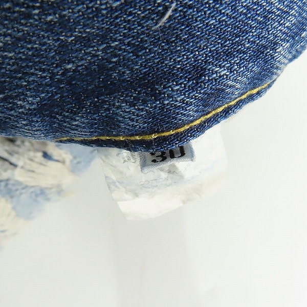 実際に弊社で買取させて頂いたCRIMIE/クライミー BORN FREE SUPER CLASH DENIM JEANS ダメージ加工 デニムパンツ CR1-02A1-PL05 /Lの画像 5枚目