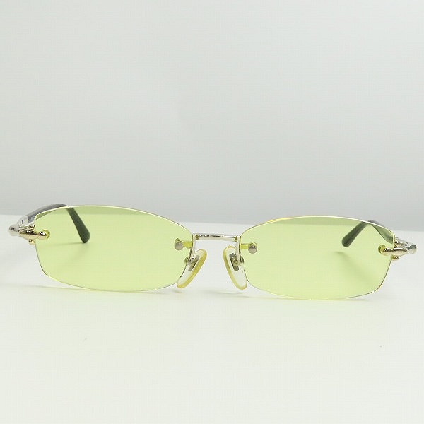 実際に弊社で買取させて頂いたBVLGARI/ブルガリ リムレスフレーム スクエアレンズ 度入りサングラス 283T 420の画像 1枚目