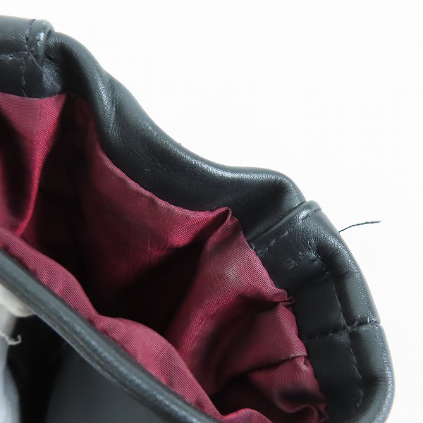 実際に弊社で買取させて頂いたSchott/ショット USA製 カウレザー シングルライダース ジャケット 7009/641XXの画像 6枚目