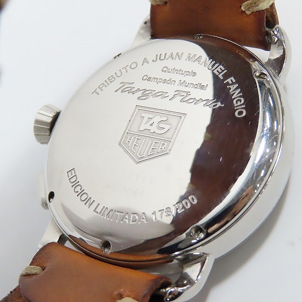 実際に弊社で買取させて頂いた【難有り】TAG HEUER/タグホイヤー タルガ フローリオ クロノグラフ オートマ CX2111の画像 4枚目