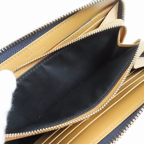 実際に弊社で買取させて頂いたPaul Smith/ポールスミス ラウンドジップ 長財布/ウォレットの画像 5枚目