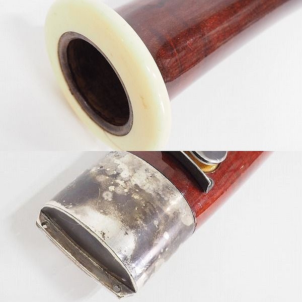 実際に弊社で買取させて頂いた★【難有り】W.Schreiber/W.シュライバー 木製 ファゴット/バスーン ボーカル2本付 ドイツ製 ハードケース付　の画像 7枚目