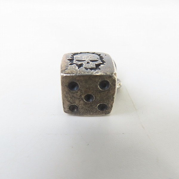 実際に弊社で買取させて頂いたCRAZY PIG DESIGNS/クレイジーピッグ SKULL DICE PENDANT/スカルダイス ペンダントトップの画像 3枚目