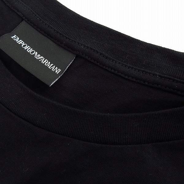 実際に弊社で買取させて頂いたEMPORIO ARMANI/エンポリオアルマーニ ロンT 長袖カットソー ブラック XLの画像 8枚目
