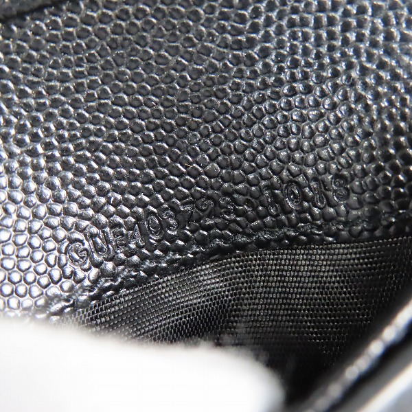 実際に弊社で買取させて頂いたSAINT LAURENT PARIS/サンローラン YSLロゴ 二つ折り財布/ウォレットの画像 6枚目