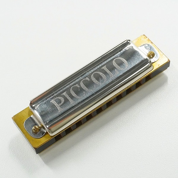 実際に弊社で買取させて頂いたM.HOHNER/ホーナー 214/20 C調子 PICCOLO ピッコロ 10ホール ハーモニカ ケース付きの画像 1枚目