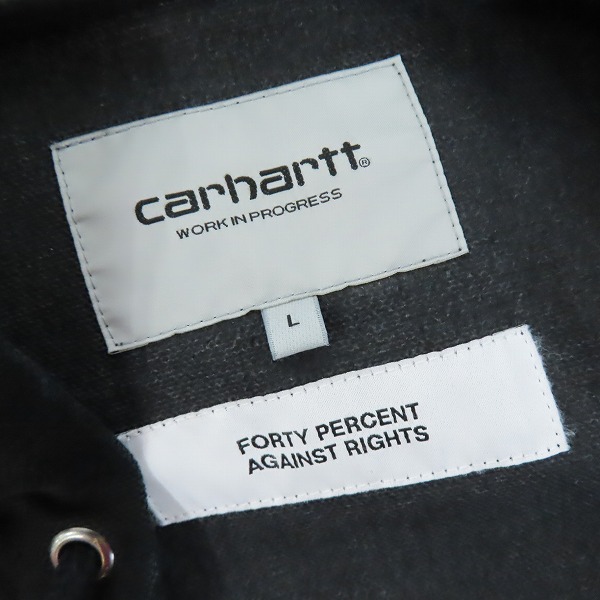 実際に弊社で買取させて頂いたCarhartt×FORTY PERCENT AGAINST RIGHTS/カーハート×フォーティーパーセントアゲインストライツ アクティブ ジャケット/Lの画像 2枚目