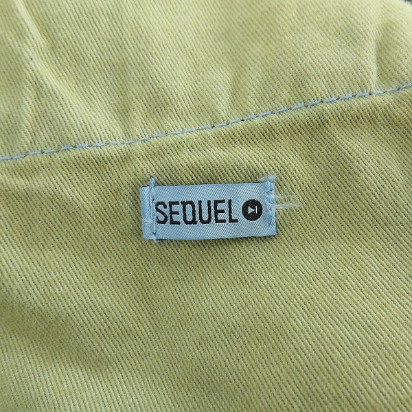 実際に弊社で買取させて頂いたSEQUEL×fragment design/シークエル×フラグメントデザイン リジットデニムパンツ ウォッシュ加工 Mの画像 2枚目