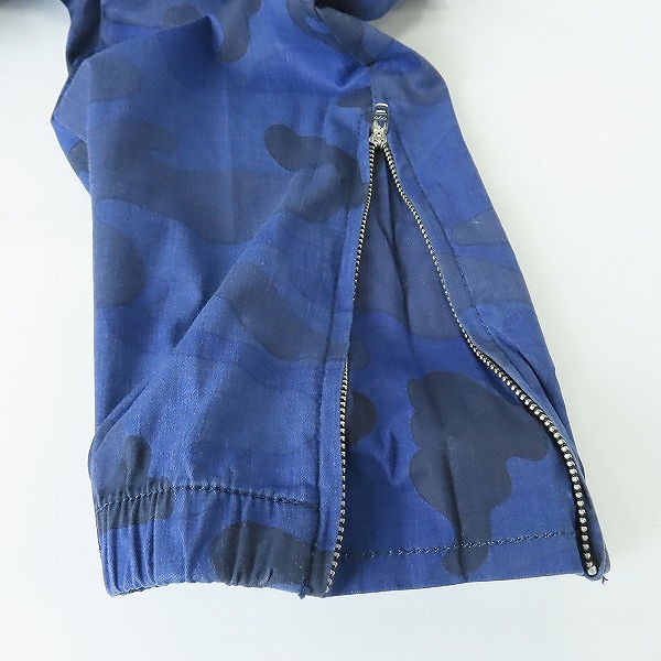 実際に弊社で買取させて頂いたHYDROGEN/ハイドロゲン 迷彩柄 裾ジップ カーゴロングパンツ 30の画像 6枚目