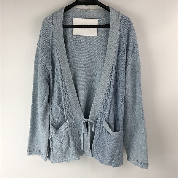 実際に弊社で買取させて頂いたUNITED ARROWS＆SONS/ユナイテッドアローズ＆サンズ リネン混ケーブルニットカーディガン/5513-199-0117/L