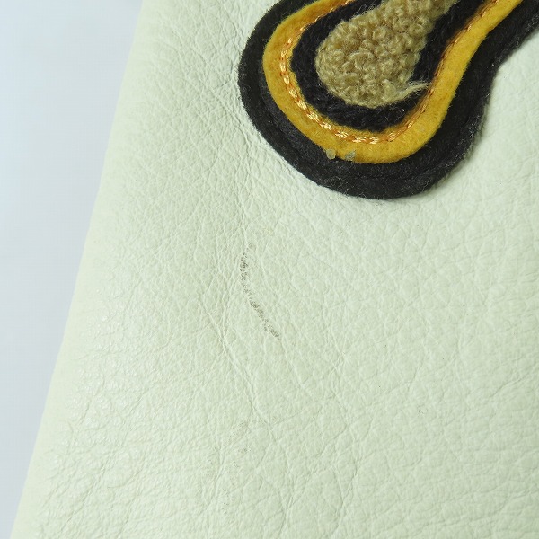 実際に弊社で買取させて頂いたChampion/チャンピオン 袖レザー ワッペン付き スタジャン C3-U620/Mの画像 7枚目