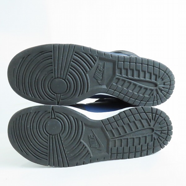 実際に弊社で買取させて頂いたNIKE×FRAGMENT DESIGN/ナイキ×フラグメントデザイン DUNK HI/F ダンクハイ ミッドナイトネイビー DJ0383-400 /26の画像 2枚目